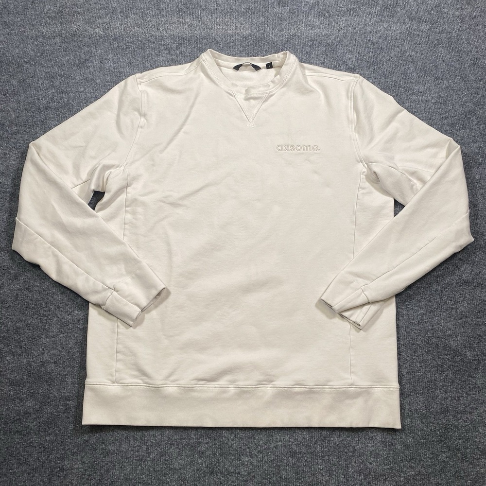 Radmor Perkins Crew Neck Stretch Fabric Long Sleeve Golf Sweatshirt Mens Large